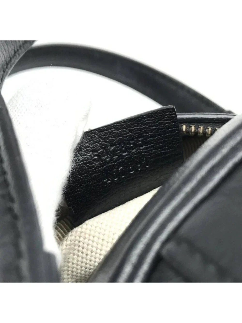 Gucci Basketball Shape Mini 2-Way Bag Leather Black Bag